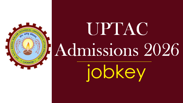 UPTAC Admission 2026 Online Form-jobkey